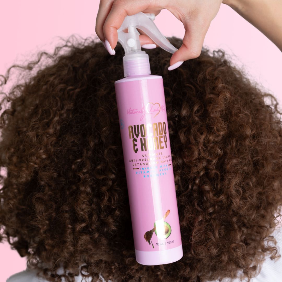 Anti-Breakage Leave-In Detangling Hair Mist & Detangling Brush