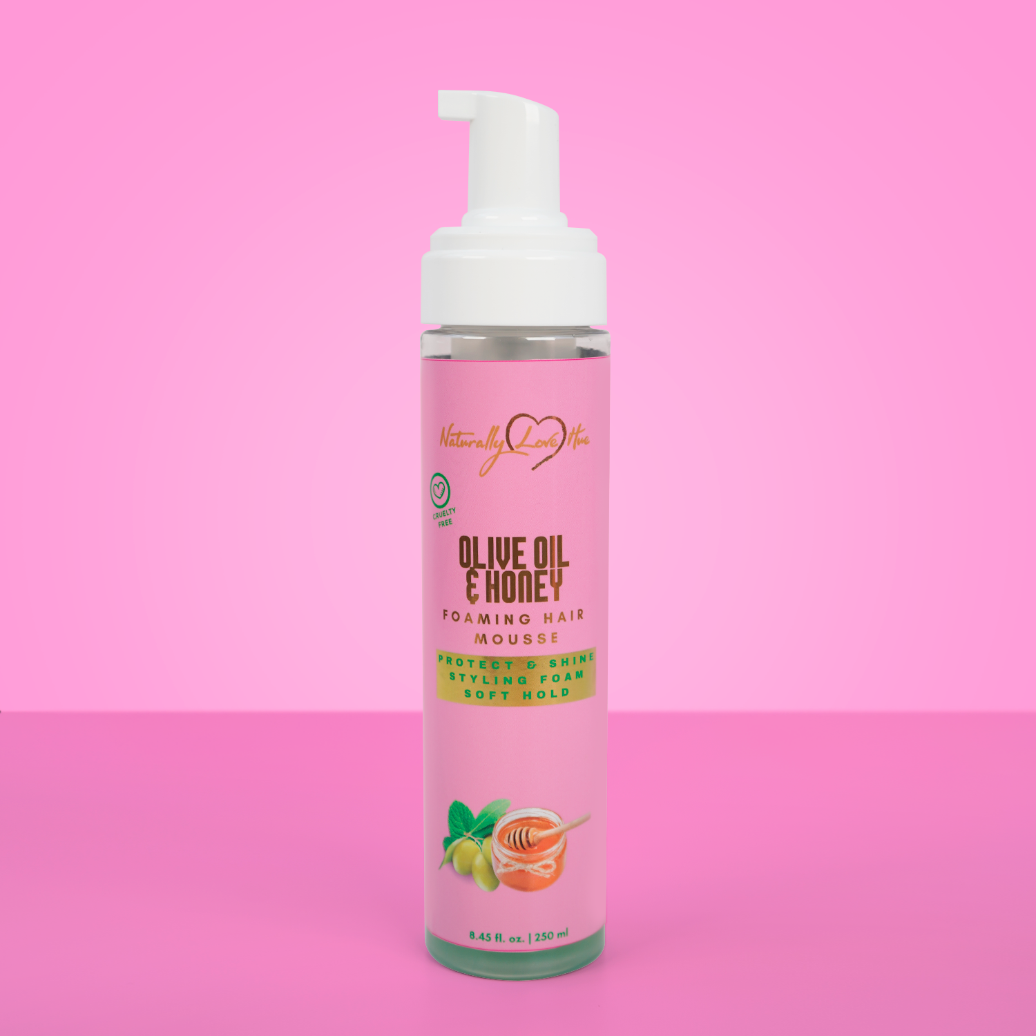 Olive Oil & Honey Foaming Hair Mousse