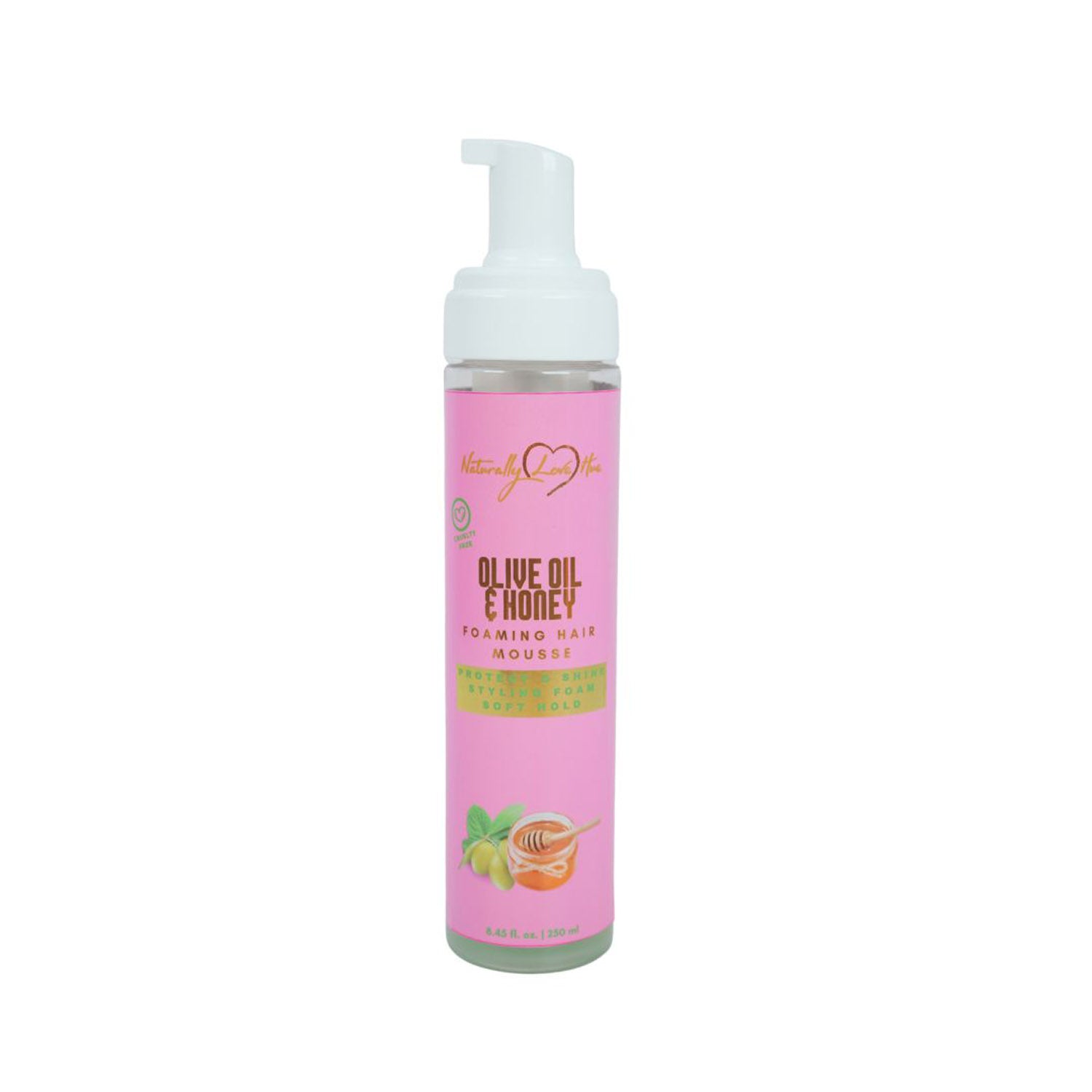 Olive Oil & Honey Foaming Hair Mousse
