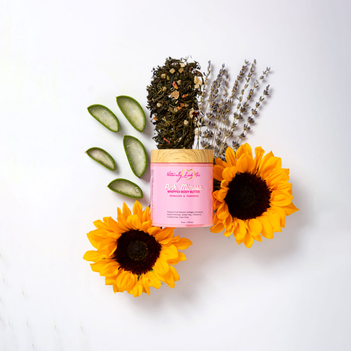 Pink Mimosa Whipped Body Butter | Naturally Love Hue